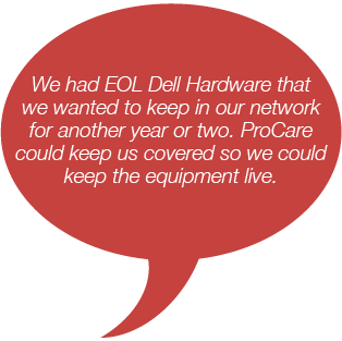 ProCare is your proactive solution for your network outage concerns. It is a cost-effective and customizable program that covers multi-vendor and multi-generational technologies to h (3)
