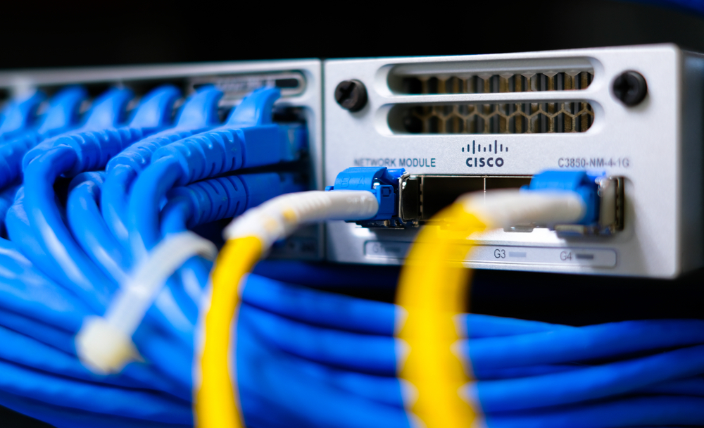 A network of Cisco refurbished equipment